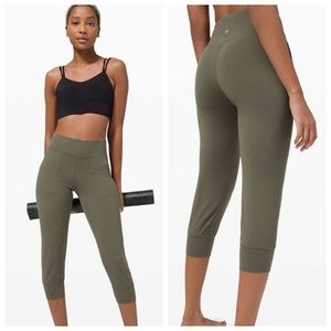 Lululemon Align Jogger Crop Army Green 4